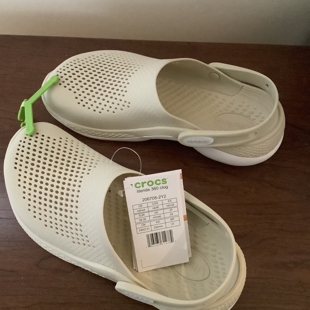 NEW Crocs Literide 8W/6M NWT